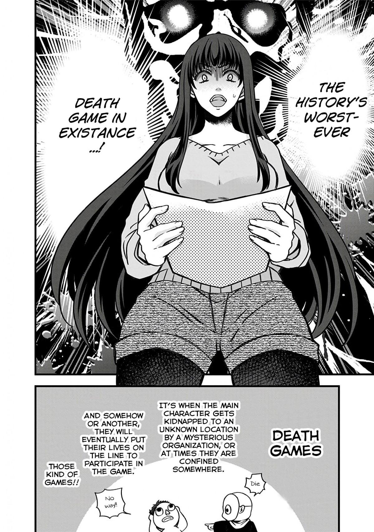 Jikai no Death Game ni Gokitai Kudasai!! Vol.1 Ch.8.5 Page 4 - Mangago