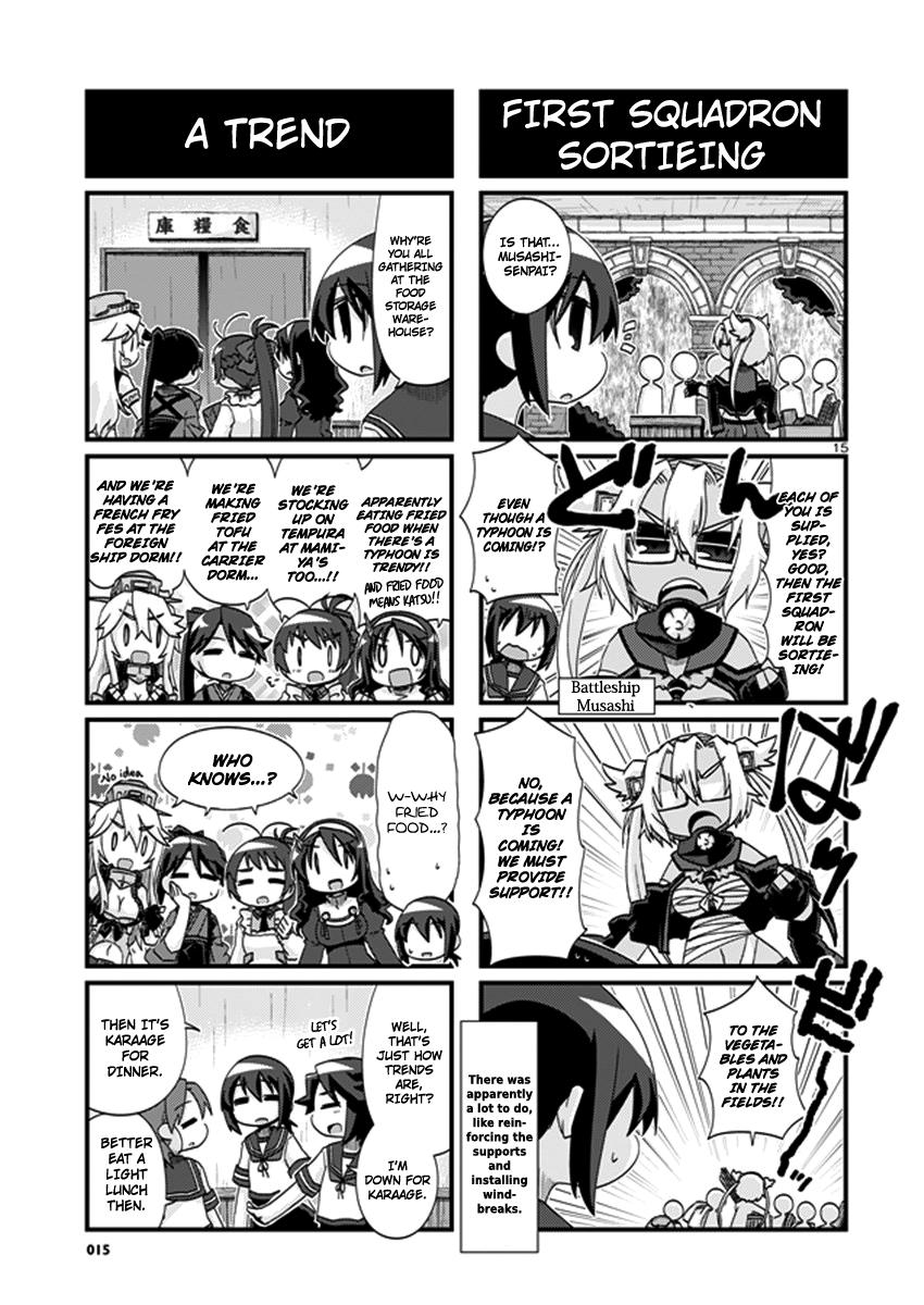 Kantai Collection -KanColle- 4-koma Comic: Fubuki, Ganbarimasu! - episode 220 - 14