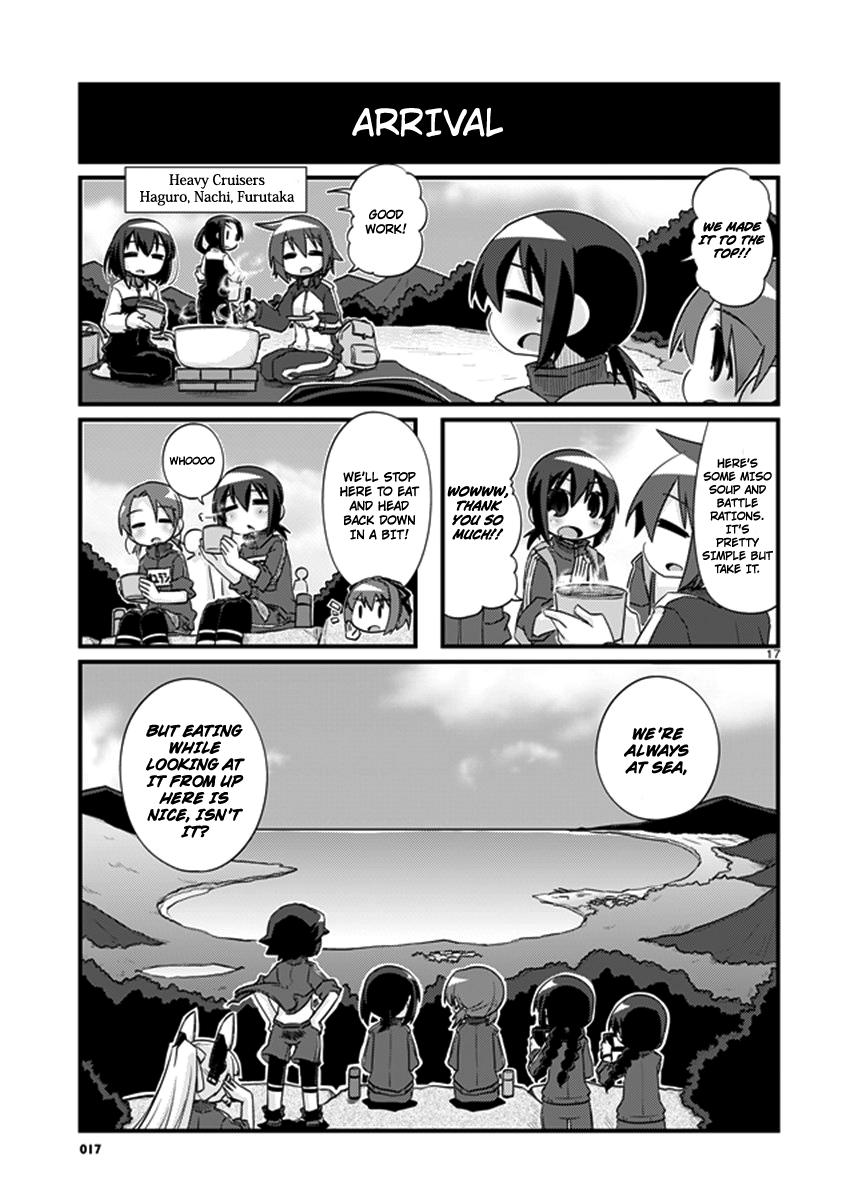 Kantai Collection -KanColle- 4-koma Comic: Fubuki, Ganbarimasu! - episode 221 - 16