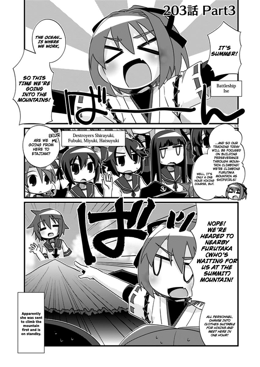 Kantai Collection -KanColle- 4-koma Comic: Fubuki, Ganbarimasu! - episode 221 - 12