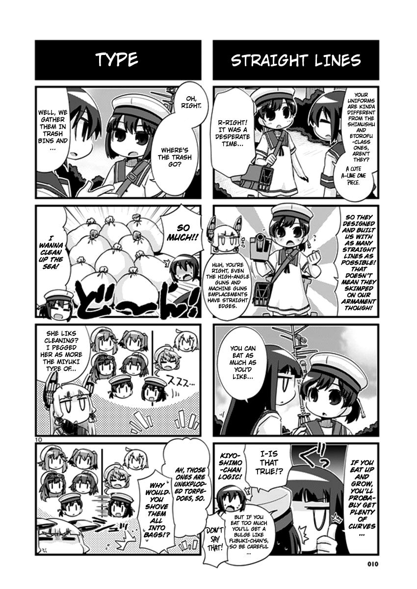 Kantai Collection -KanColle- 4-koma Comic: Fubuki, Ganbarimasu! - episode 222 - 9