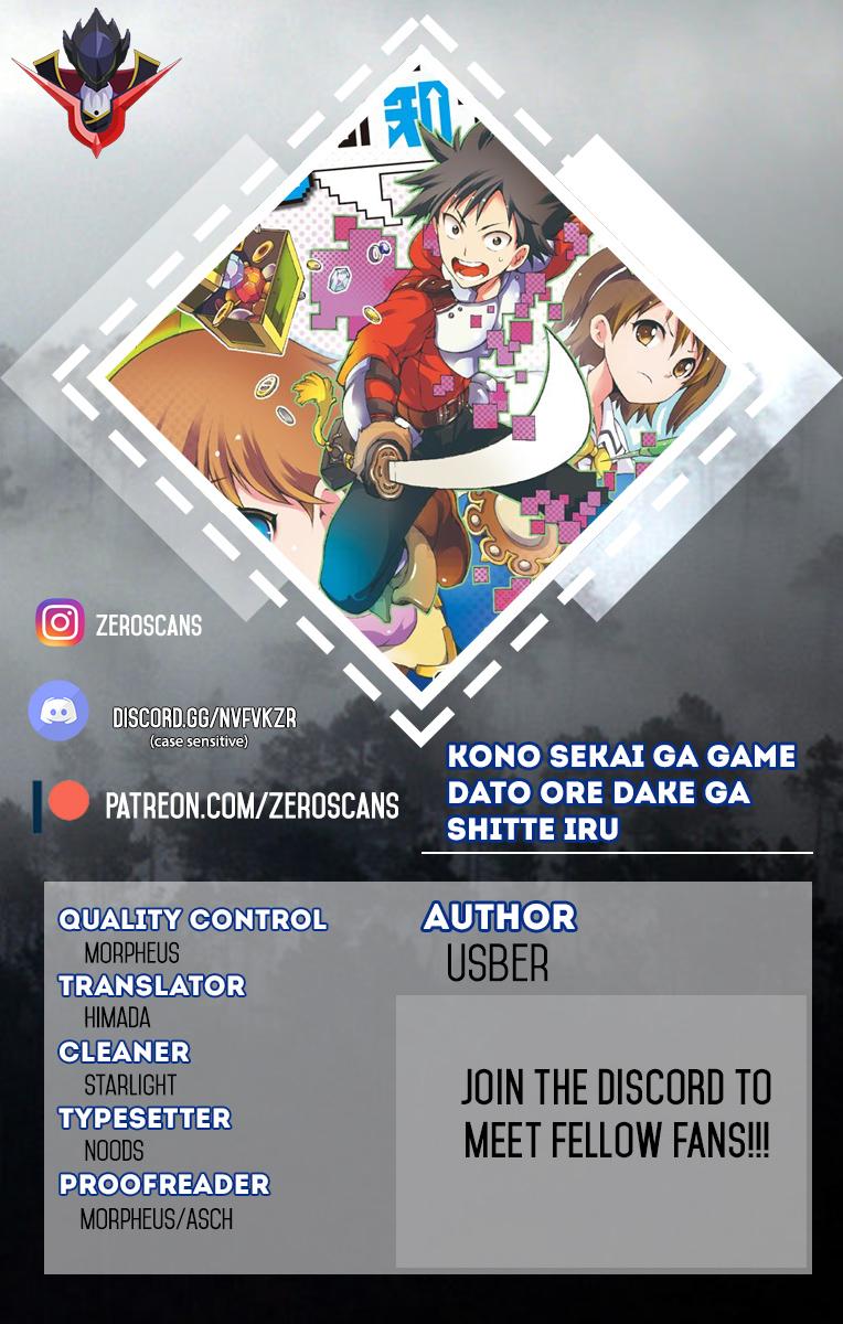 Kono Sekai ga Game da to Ore dake ga Shitteiru - episode 8 - 0