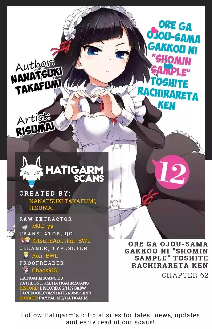 Ore Ga Ojou-sama Gakkou Ni "shomin Sample" Toshite Rachirareta Ken - episode 72 - 0