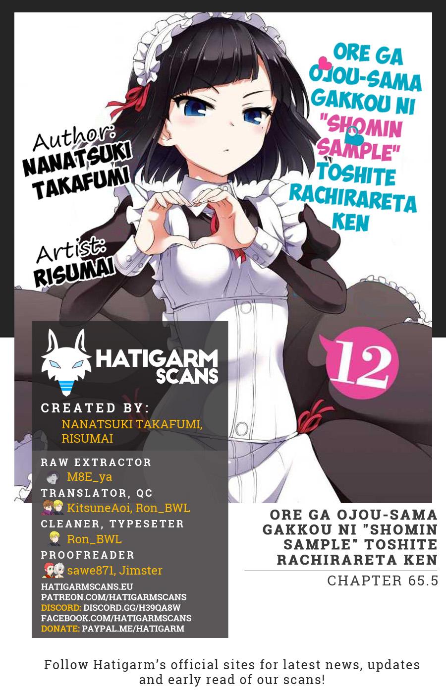 Ore Ga Ojou-sama Gakkou Ni "shomin Sample" Toshite Rachirareta Ken - episode 76 - 0