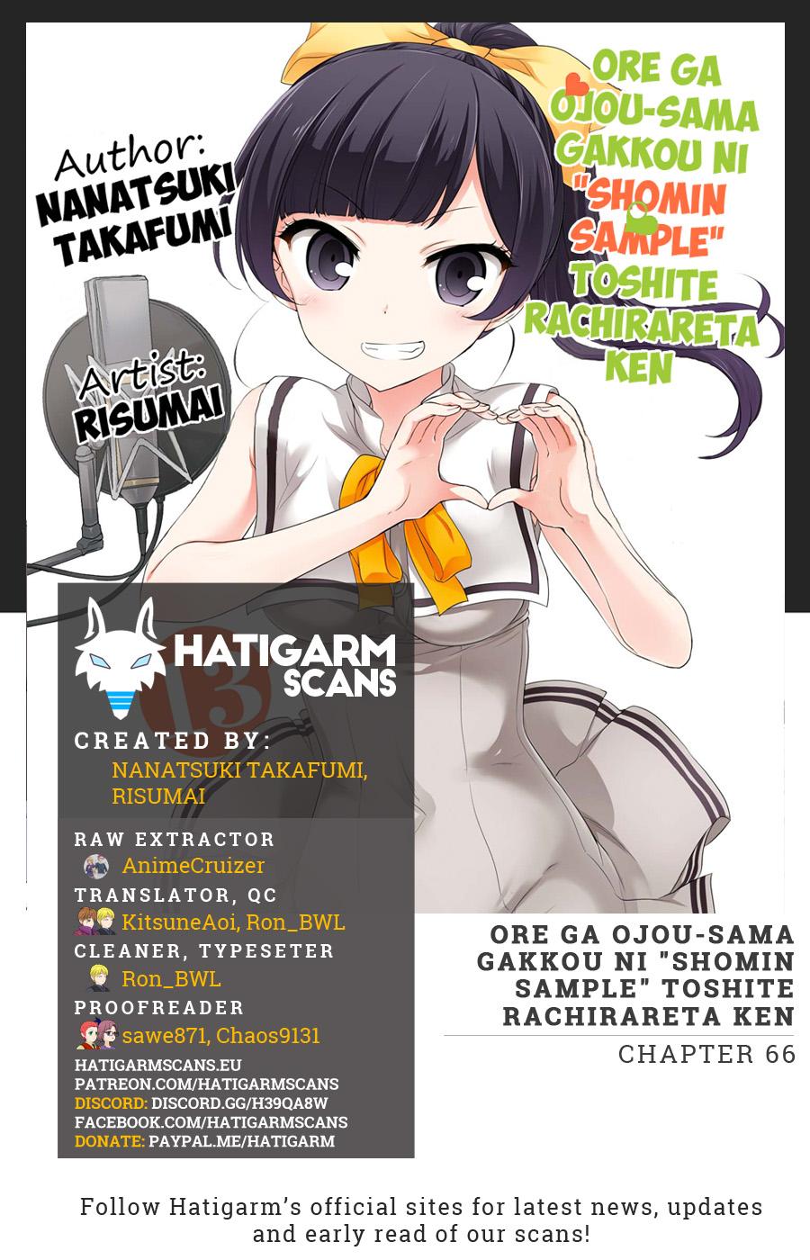 Ore Ga Ojou-sama Gakkou Ni "shomin Sample" Toshite Rachirareta Ken - episode 77 - 0