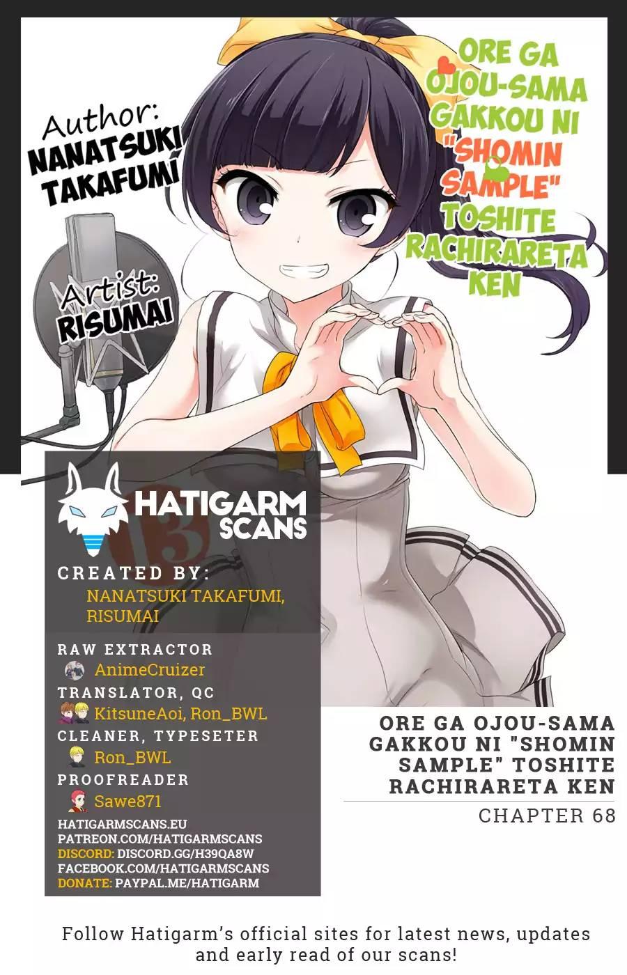 Ore Ga Ojou-sama Gakkou Ni "shomin Sample" Toshite Rachirareta Ken - episode 79 - 0