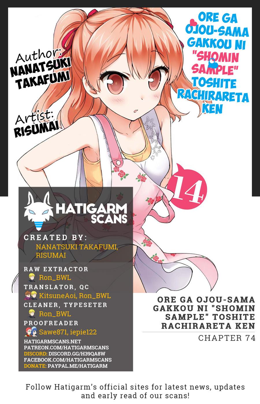 Ore Ga Ojou-sama Gakkou Ni "shomin Sample" Toshite Rachirareta Ken - episode 87 - 0