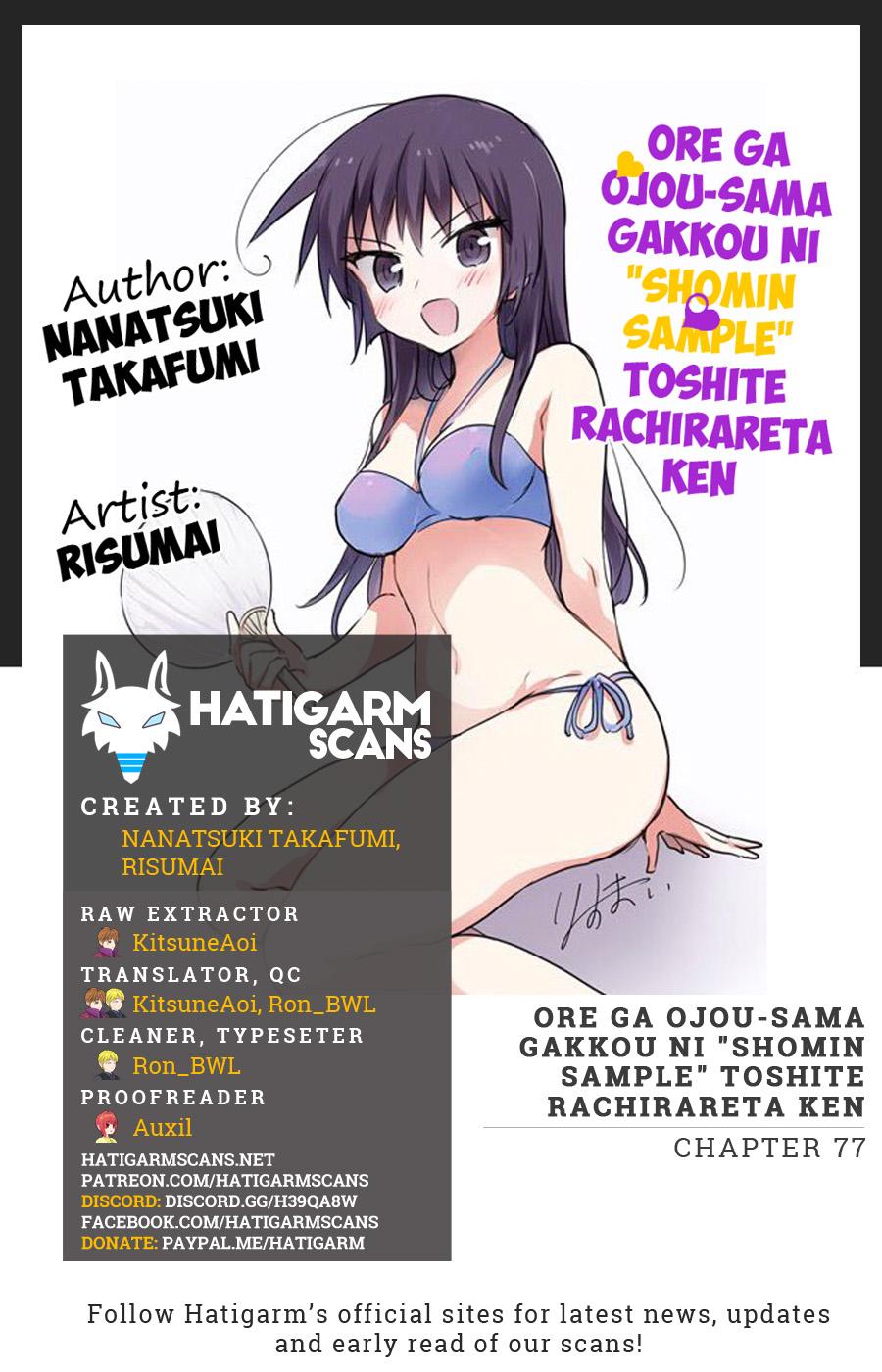 Ore Ga Ojou-sama Gakkou Ni "shomin Sample" Toshite Rachirareta Ken - episode 90 - 0