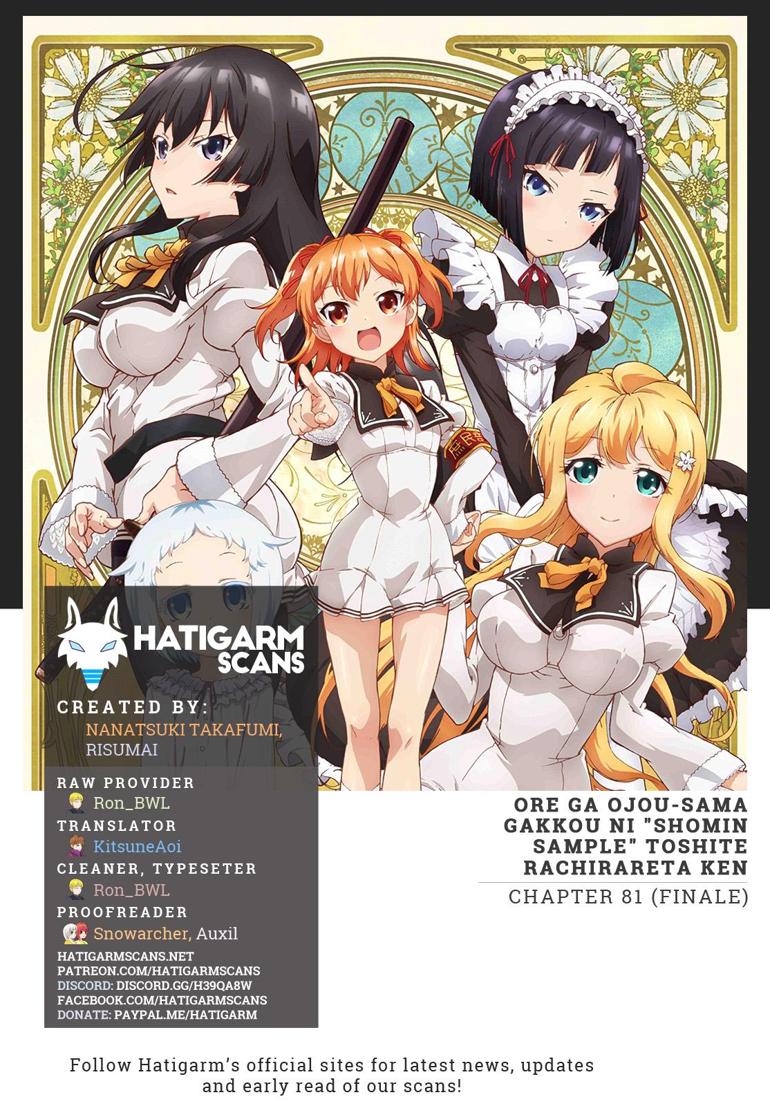 Ore Ga Ojou-sama Gakkou Ni "shomin Sample" Toshite Rachirareta Ken - episode 94 - 0