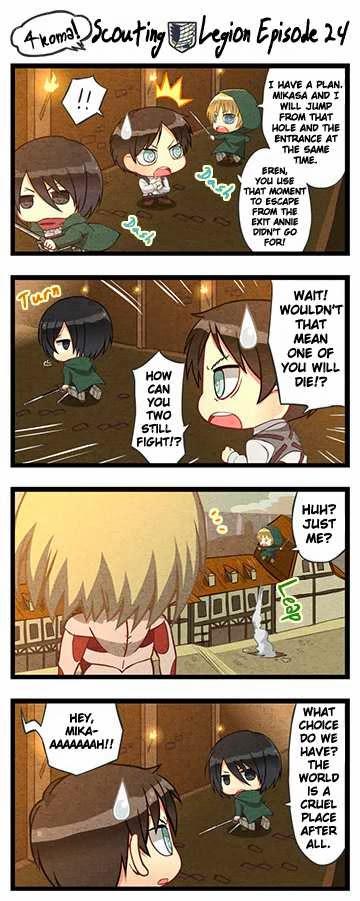 Shingeki no Kyojin Chibi 4-Koma! Training Sqad - episode 6 - 0