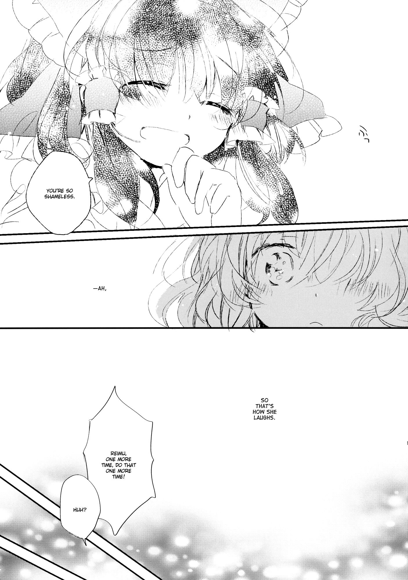 Touhou - Nakanai Kimi ni (Doujinshi) - episode 2 - 10