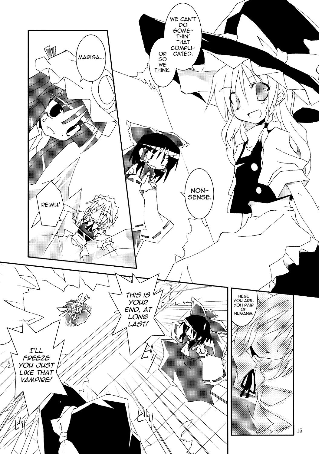 Touhou - Tensai wa Wasureta Koro ni Yatte Kuru!! (Doujinshi) - episode 2 - 14